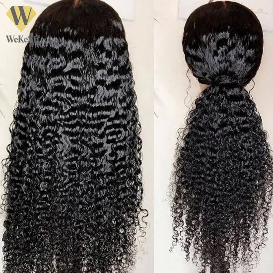 Cheap 8 Inch Hd 13x4 Lace Full Frontal Lace Wig,hd Transparent Deep Curly Lace Wig,12a Grade Cuticle Aligned Virgin Hair Wigs