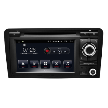 Audi A3 용 GPS 및 Android 멀티미디어가 포함 된 도매 더블 디 터치 스크린 자동차 DVD 플레이어