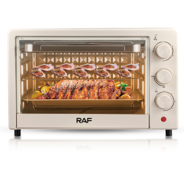 Nuova capacità del forno elettrico 24L 1200 W Heat Equamente Visual Porta Temperatura Pulsante ROTARY CONTROLLO