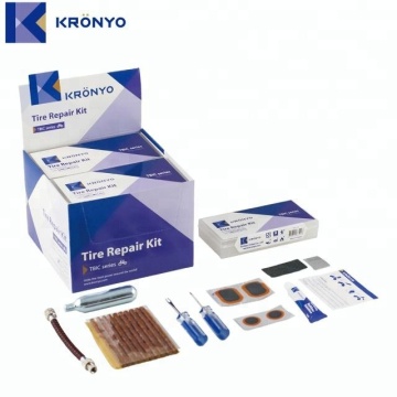 kit de reparo de pneus remendos selados para punção de bicicleta