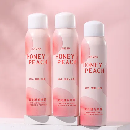 Wholesale Private Label Peach Scented Aerosol Hair Removal Spray - 150ml