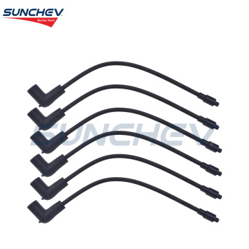 SUNCHEV Spark Plug Wire Ignition Wire kit 84-821945A61 857124A1 6pcs For Mercury Outboard 30-300hp