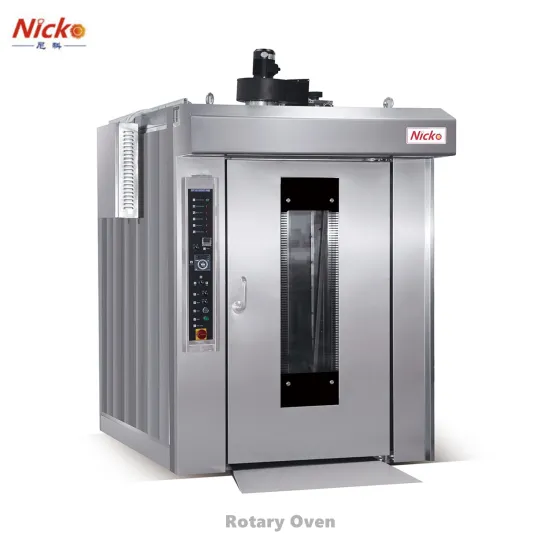 2285*1400*2400mm 2kw 16 Trays Diesel Rotary Baking Oven for Cake Machine