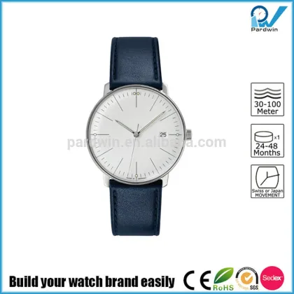 Made in Germany mark stainless steel case milanaise bracelet junghans style designed self winding movement mechanical watch