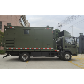 Chinese brand Instrument truck EV with generator used for UAV equipment detection and testing operations