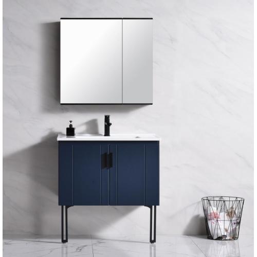 Chaozhou aluminum bathroom cabinet with mirror