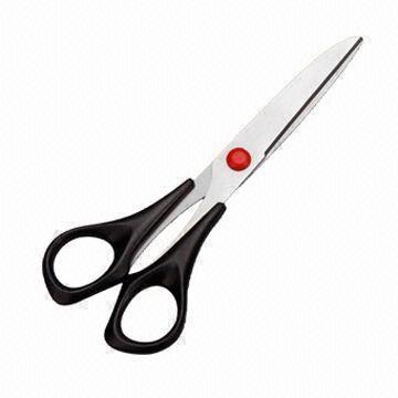 Household Scissors, Made of Stainless Steel Material with Plastic Handle