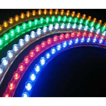 tira led de colorido con energía solar a prueba de agua