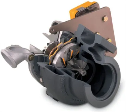 DEMAG excavator turbocharger