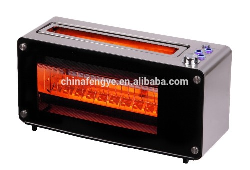 New design glass toaster