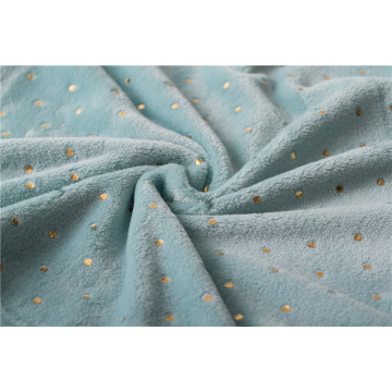 polyester pure printed Flannel fabric