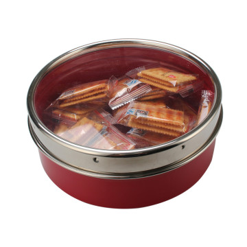 A Functional Stainless Steel Cookie Canister