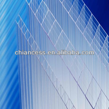 LG polycarbonate PC hollow sheet sun board with four wall/layers