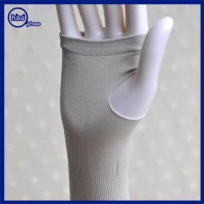 2016 YHao factory custom summer cool ice silk arm sleeve anti-UV and sun protective wholesale half finger cycling wear arm cover