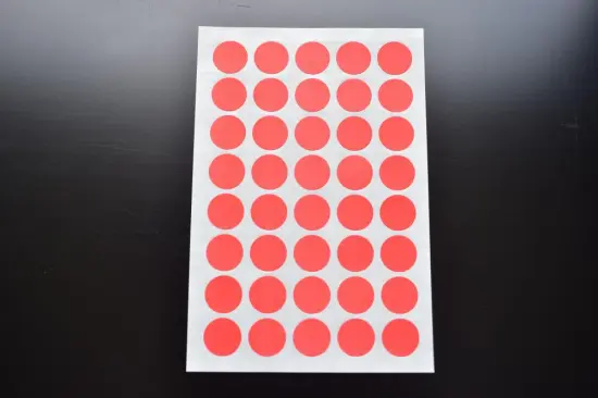 Custom Round Adhesive Labels all Purpose Stickers
