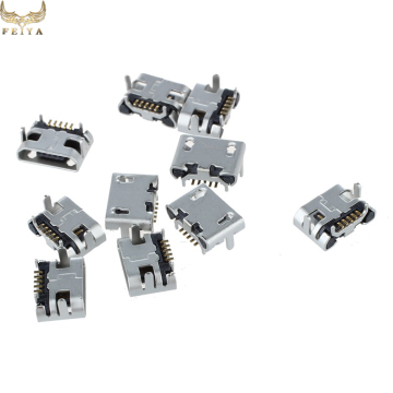 Micro USB B Type SMD Connectors - 5 Pin Female/Male