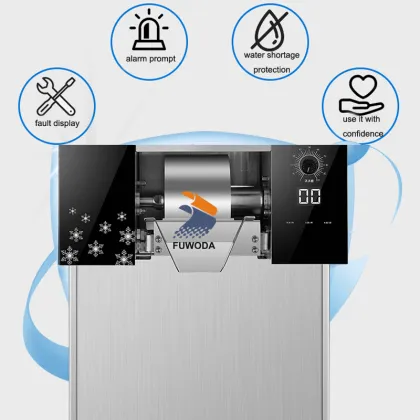 Korean Snow Ice Shaving Bing-su Machine and Industrial Ice Shaver Crusher