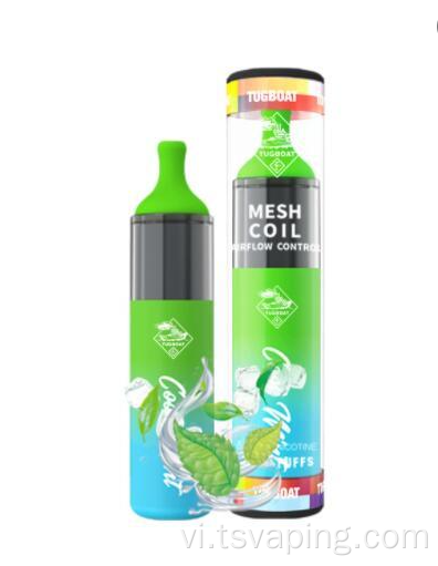 Tur Tugboat lớn 4500 puffs 12ml