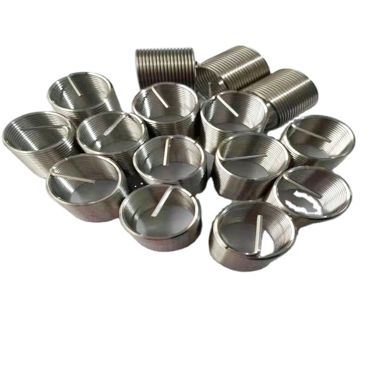 M2-M2.5 304 Stainless Steel Tangless Product-Wire Thread Insert with M8 Thread Size OEM Customizable