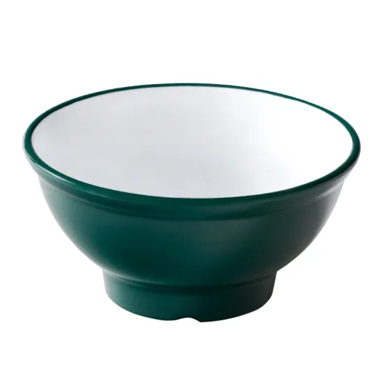 Green & Durable Tableware: Eco-Friendly Melamine, Porcelain, and Plastic Bowls for Noodles, Soup, and Rice