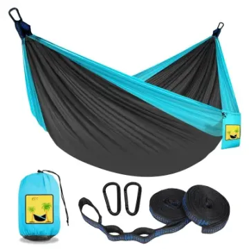 Double Single Portable Camping Hammock with 2 Tree Straps