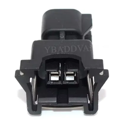 Black Female EV1 Electrical Connector - Nippon Denso Compatible for Bosch Fuel Injector
