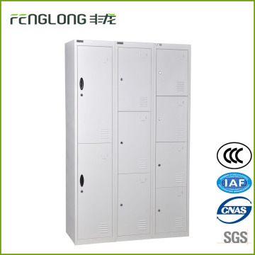 Multi-door staff KD steel storage cabinet design wardrobe closet for wholesale