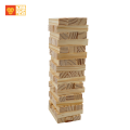 54pcs wooden tumbling block tower education toys