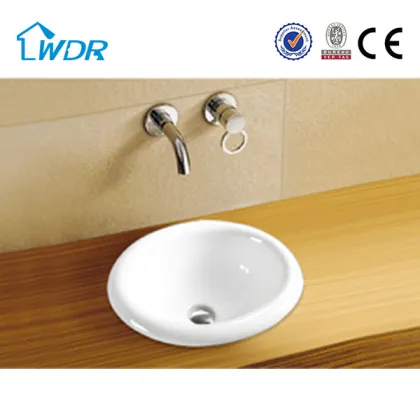 Sanitary bathroom countertop ceramic basin