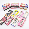 Anpassad tryckt privat etikett Eyelash Paper Box Packaging