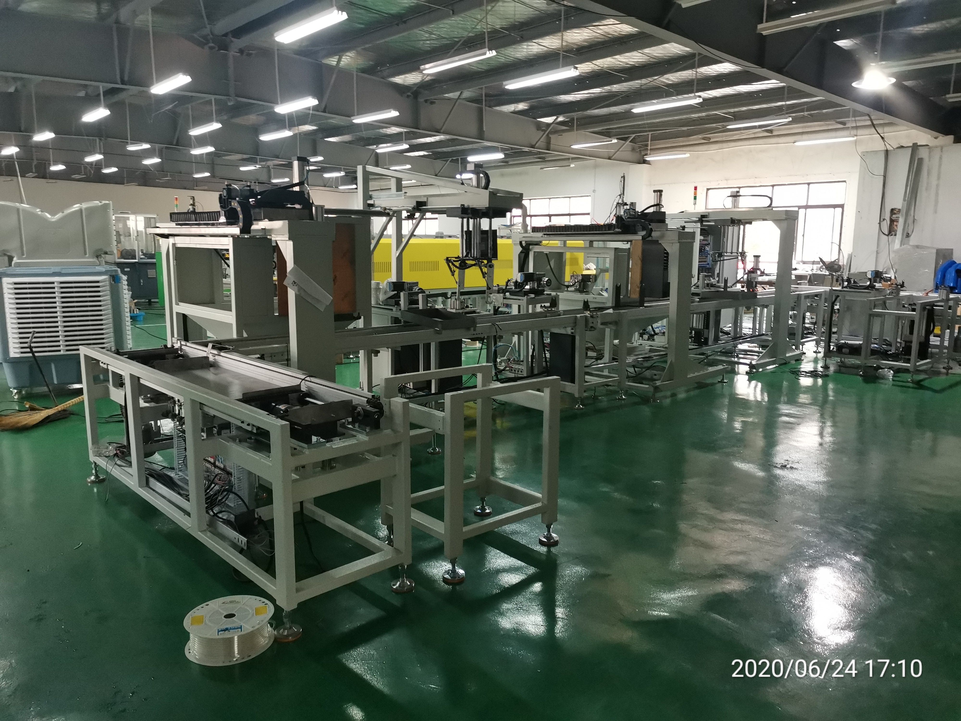 Core drill brazing line3