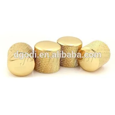 brass round knurled guitar parts, guitar accessory, guitar knobs