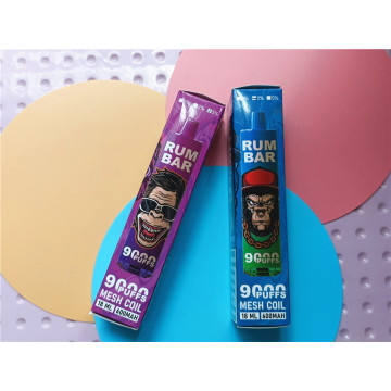 토네이도 9000puffs 일회용 vape 럼 바 9000puffs