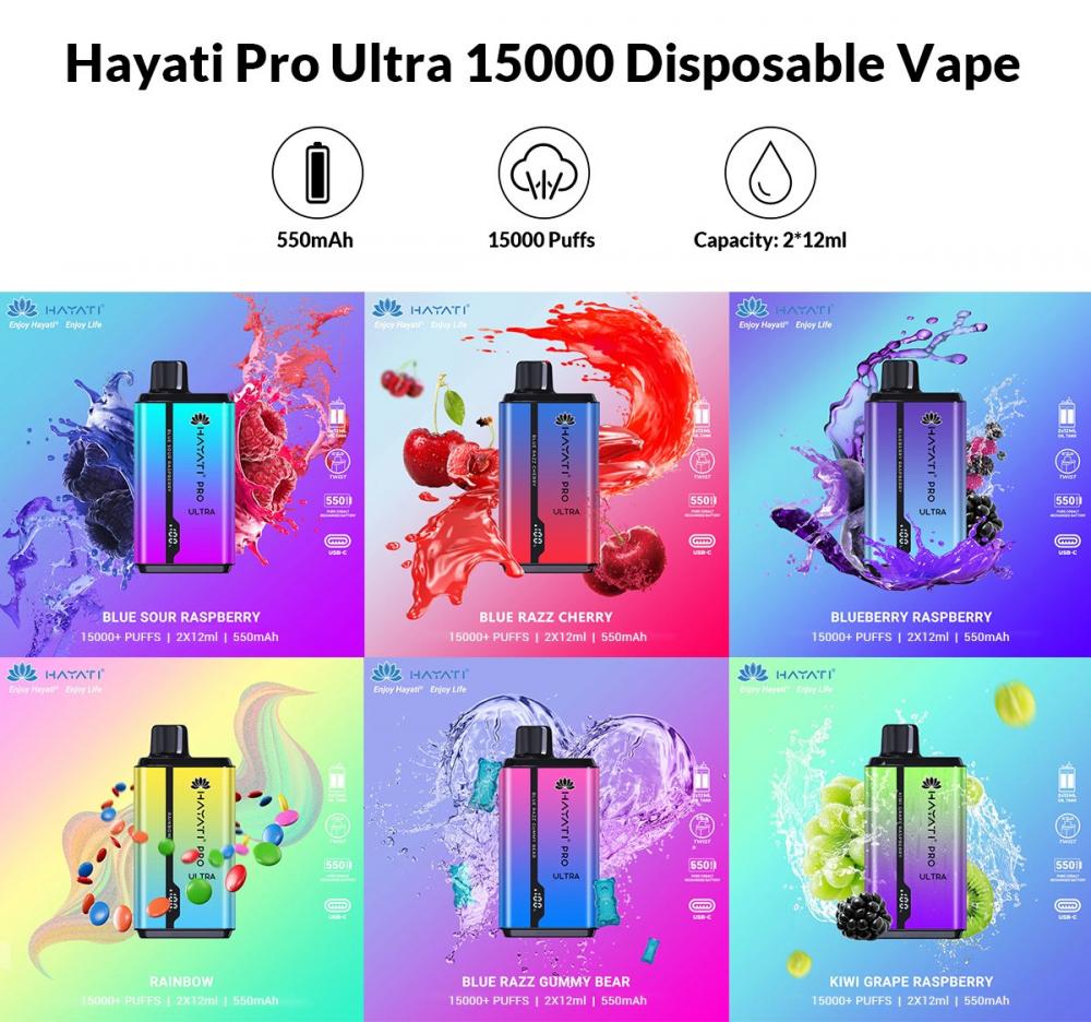 Hayati Pro Ultra 15000 Disposable Vape 01 3