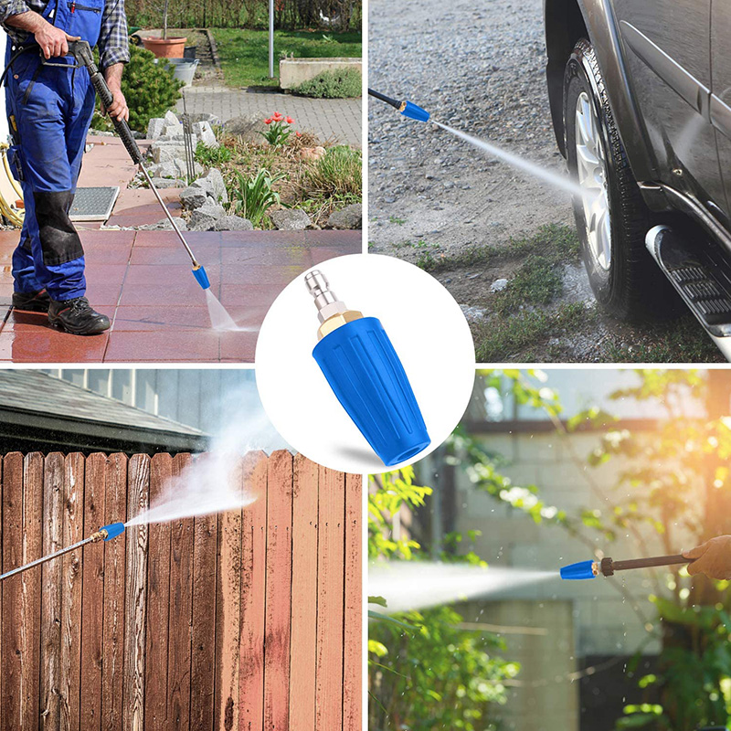 ugello spray per l'acqua ad alta pressione blu rondella per auto ugello