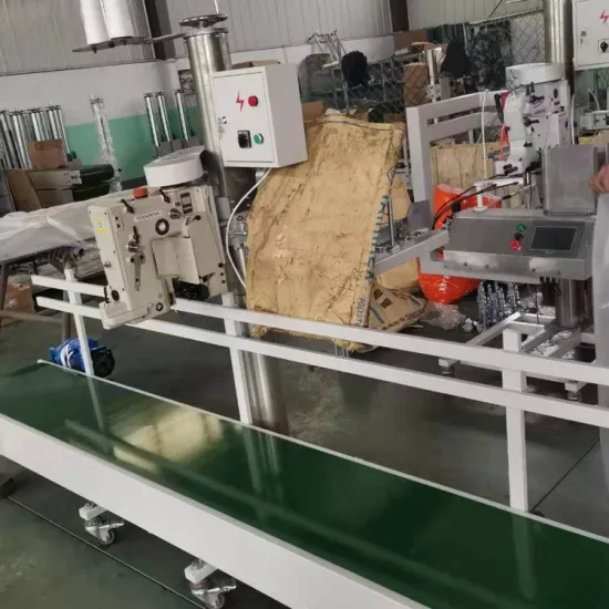 Automatic Bag Folding and Closing Sewing Machine with Belt Conveyor
