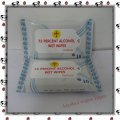 75% Alcohol Antiseptic Wet Wipes Antibacterial