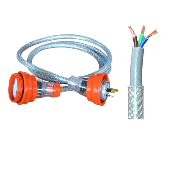 Australian AS/NZS Certified 3 Pin Extension Cord with 10A/15A Rating, Braided Cable and Industrial Plugs/Sockets