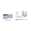 Kẹp thép không gỉ tường đến kính 180 độ