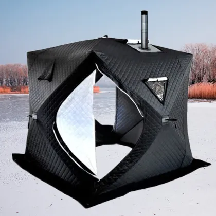 Customized Wind and Snow Proof Fishing Tents for Enhanced Warmth and Winter Camping