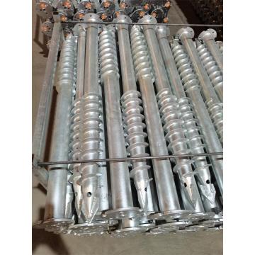 Galvanized Steel Spiral Pile Ground Screw Anchor