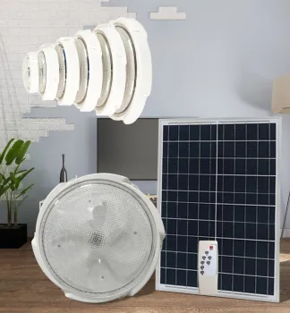 Hot Sale Modern Round LED Solar Ceiling Lights - IP65 Waterproof Balcony Indoor Lamp 25w-500w