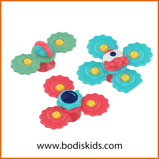 Baby toy space suction cup spin music cartoon puzzle