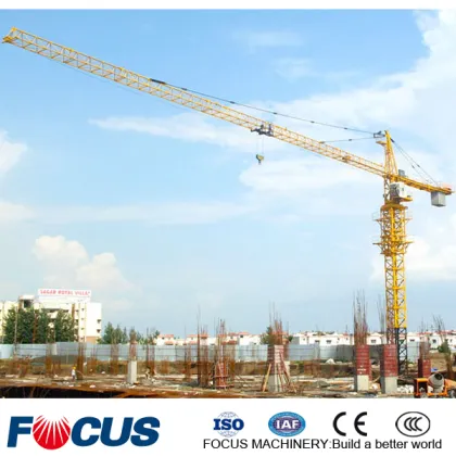 QTZ125 Tower Crane Supplier: 10 Ton Terex Comedil Factory