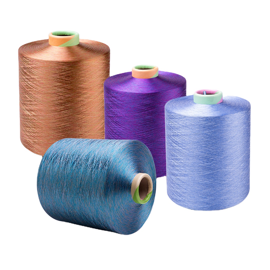 Dope Dyed Polyester Trilobal Shaped Filament Yarn