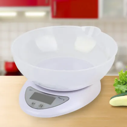 Mini Digital Kitchen Scale for Baking - Plastic Electronic Weigh Scale