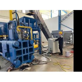 High Output Waste Steel Scraps Block Making Machine