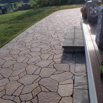 Beige Irregular Stone Look Garden Path Tiles
