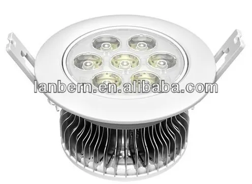 innovation 2014 super price leds china kitchen item adjustable dimmable fin heat sink 7w Cree down light LED