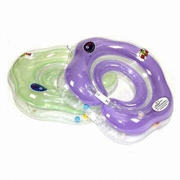 Inflatable Babies' Swimming Neck Rings, Customized Colors Available, OEM and ODM orders Welcomed